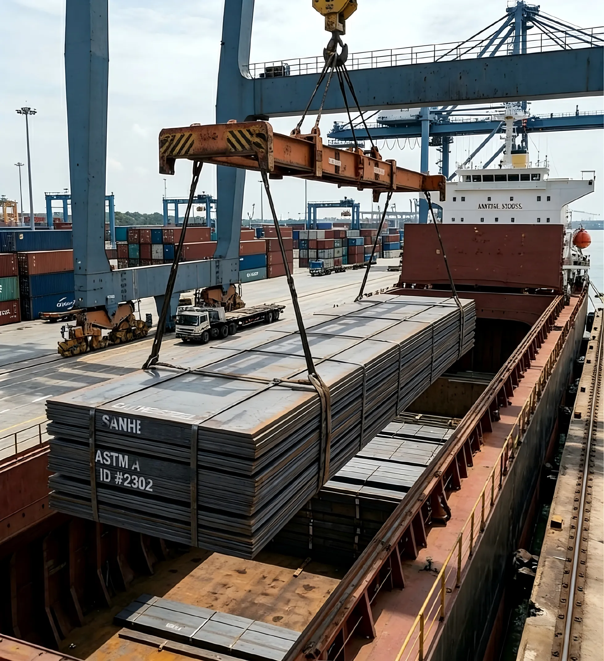 „Sanhe Steel“ didelio stiprumo lakštinio metalo pristatymas į užsienį muša rekordus, nes ASTM standartai yra integruoti į pagrindinį variklį
